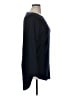 Joan Vass Black Blue Long Sleeve Top Size XL - photo 4