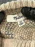 Madewell Polka Dots Silver Wool Pullover Sweater Size XS - photo 9