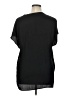 Jones & Co 100% Polyester Black Short Sleeve Blouse Size 1X - photo 2
