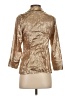Shein 100% Polyester Metallic Gold Blazer Size 2 - photo 2