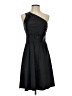 The Limited 100% Polyester Solid Black Cocktail Dress Size 2 - photo 1
