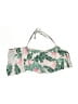 Unbranded Tropical Green White Swimsuit Top Size 3X - photo 1