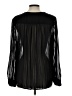 Faded Glory Black Long Sleeve Blouse Size L - photo 2