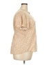 Torrid Tan Short Sleeve Blouse Size 2X Plus (2) - photo 4