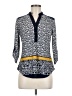 Perseption Concept Blue 3/4 Sleeve Blouse Size M (petite) - photo 1