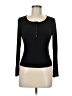 Prettygarden Black Long Sleeve Henley Size M - photo 1