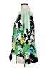 Dana Buchman 100% Polyester Print Green Long Sleeve Blouse Size M - photo 5