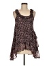 Hazel 100% Polyester Brown Tank Top Size M - photo 1