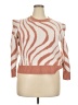ELOQUII Animal Print Pink Pullover Sweater Size 18 - photo 1