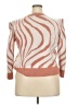 ELOQUII Animal Print Pink Pullover Sweater Size 18 - photo 2