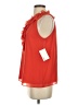 Kensie 100% Polyester Orange Sleeveless Blouse Size XS - photo 5