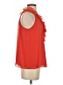 Kensie 100% Polyester Orange Sleeveless Blouse Size XS - photo 4