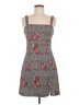 Francesca's Paisley Gray Casual Dress Size M - photo 1