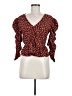 Topshop Red 3/4 Sleeve Blouse Size 6 - photo 1