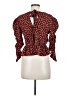 Topshop Red 3/4 Sleeve Blouse Size 6 - photo 2