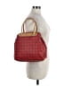 Fossil Print Red Leather Satchel One size - photo 2