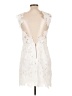 Saylor 100% Polyester Ivory Cocktail Dress Size L - photo 2