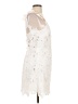 Saylor 100% Polyester Ivory Cocktail Dress Size L - photo 4