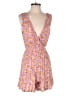 Unbranded 100% Rayon Floral Pink Romper Size M - photo 1