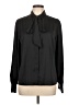 Worthington 100% Polyester Black Long Sleeve Blouse Size L - photo 1
