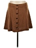 Jolt Solid Brown Casual Skirt Size 3 - photo 1