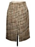 Focus 2000 100% Acrylic Tweed Brown Formal Skirt Size 8 - photo 2