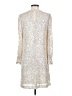 Maia Metallic Silver Cocktail Dress Size 4 - photo 2
