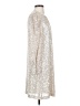 Maia Metallic Silver Cocktail Dress Size 4 - photo 4