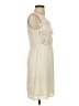 The Impeccable Pig 100% Polyester Ivory Cocktail Dress Size S - photo 4