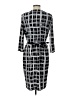Kasper Graphic Gray Black Cocktail Dress Size L - photo 2