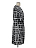 Kasper Graphic Gray Black Cocktail Dress Size L - photo 4