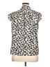 Calvin Klein Ivory Sleeveless Blouse Size XL - photo 2