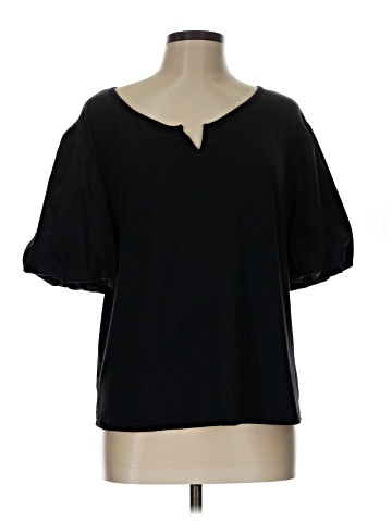 Unique Spectrum Short Sleeve Blouse (view 1)