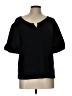 Unique Spectrum Black Short Sleeve Blouse Size L - photo 1