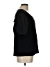 Unique Spectrum Black Short Sleeve Blouse Size L - photo 4