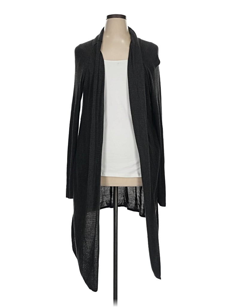 Pre-owned Joan Vass Cardigan Sweater In Black