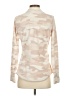 Active by Old Navy 100% Polyester Print Ivory Track Jacket Size S - photo 2