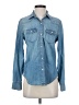 Gap 100% Cotton Blue Long Sleeve Button-Down Shirt Size XS - photo 1
