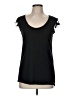 Silence and Noise Black Short Sleeve Blouse Size M - photo 1