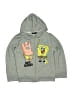 Spongebob Squarepants Silver Zip Up Hoodie Size 7 - photo 1