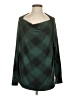 Maurices Argyle Green Long Sleeve Top Size 14 (0) - photo 1
