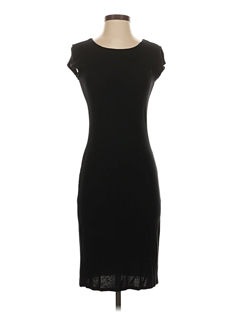 Pre-owned Velvet Torch Cocktail Dress In Black