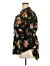 New Glory 100% Polyester Floral Black 3/4 Sleeve Blouse Size 3X - photo 5