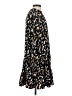 Nine West 100% Polyester Animal Print Black Casual Dress Size S - photo 4