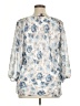 Tamara H. Blue 3/4 Sleeve Blouse Size 1X - photo 2