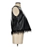 For Cynthia 100% Polyurethane Black Sleeveless Blouse Size S - photo 4