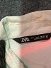 Zara Color Block Ivory Long Sleeve Button-Down Shirt Size S - photo 7