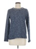 J.Crew Tweed Blue Long Sleeve T-Shirt Size M - photo 1