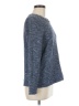 J.Crew Tweed Blue Long Sleeve T-Shirt Size M - photo 4