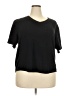Flora Nikrooz Black Short Sleeve Top Size XXL - photo 1